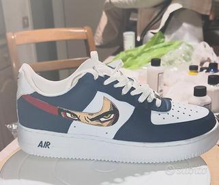 Scarpe Air Force 1 Custom swoosh Goku