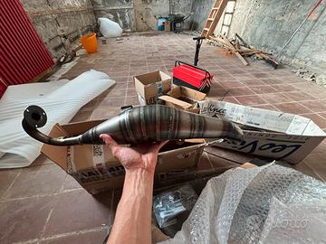 Marmitta Polini for Racin per Piaggio NTT/NRG