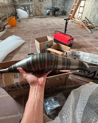 Marmitta Polini for Racin per Piaggio NTT/NRG