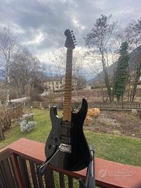 Charvel Pro-Mod DK24 HH 2PT CM Gloss Black mancina