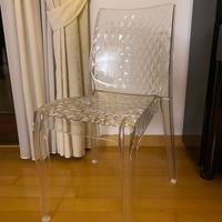 Sedia in policarbonato trasparente