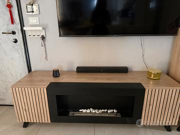 Set di due mobili in legno soggiorno/salotto