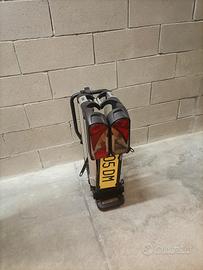 PORTA BICI VSV PER GANCIO  AUTO 2 POSTI