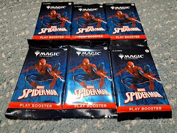 Magic Spiderman 6x English Play Boosters