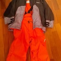  Tuta da sci Wedze, grigia /arancione 