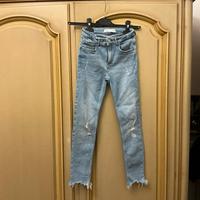 Zara jeans skinny azzurri 9 anni/134 cm ottime