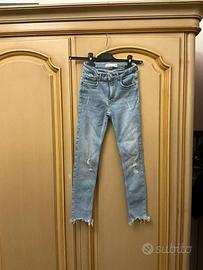 Zara jeans skinny azzurri 9 anni/134 cm ottime