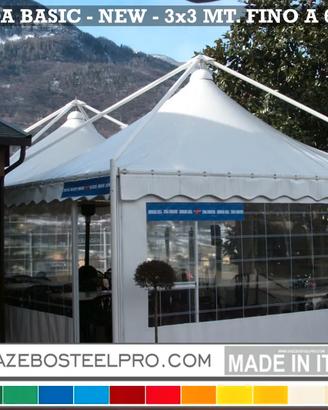 Gazebo Pagoda 3x3 - 4x4 - 5x5 - 6x6 - Certificate