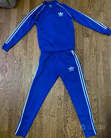 Tuta adidas cheap blu elettrico