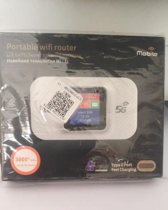 Hotspot WiFi portatile, dispositivo WiFi 4G LTE