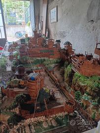 Diorama in legno da completare