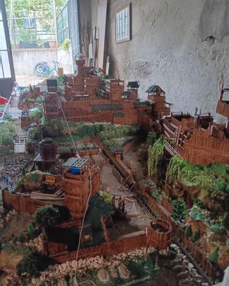 Diorama in legno da completare