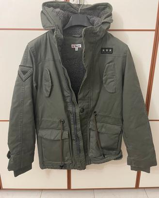 Parka verde per ragazzo