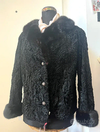 pelliccia corta in persiano/visone