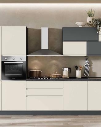 CUCINA IN PROMO A ROMA kelly VERGINE GRIGIO SASS0