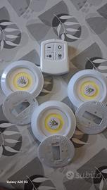 Faretti a led con telecomando 