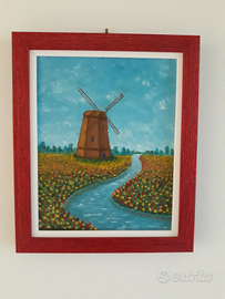 Quadro pittura ad olio