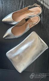 Scarpe e pochette da cerimonia