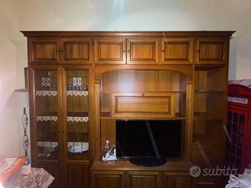 Parete attrezzata legno