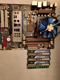 scheda madre Asus P5Q3+Q9550+8 gb ddr3+dissipatore