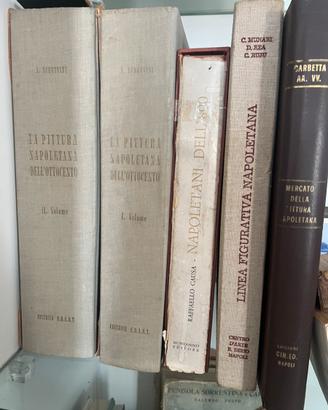 Svariati libri sulla pittura napoletana dell’800