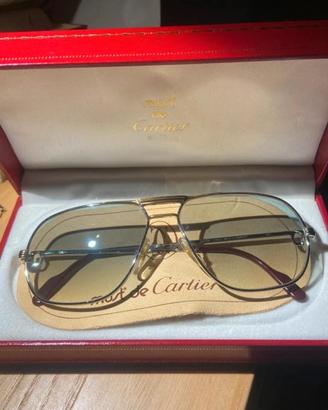 CARTIER Vendôme L.C.Flat Bridge-Placcato ORO 22k