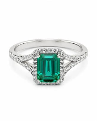 Anello smeraldo colombiano e diamanti