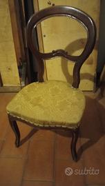 Coppia sedie antiquariato