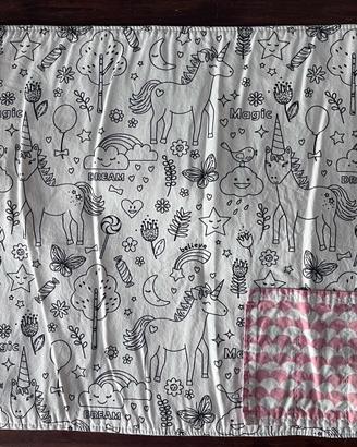 Tovaglietta di stoffa da colorare