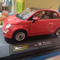 Fiat 500 rossa nuova da collezionismo 