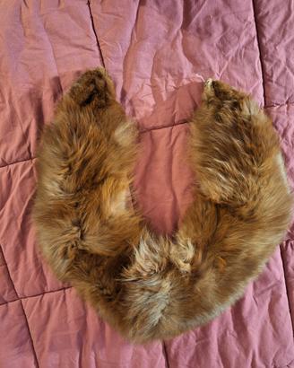 Collo di vera pelliccia