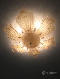 Lampadario Plafoniera vetro di Murano