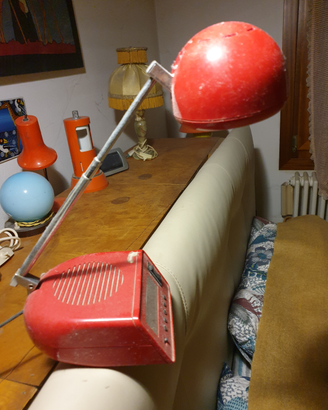 Abat jour lampada vintage sveglia lcd funzionante
