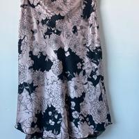 Gonna nera e rosa cipria Taglia 42