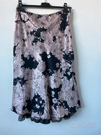 Gonna nera e rosa cipria Taglia 42