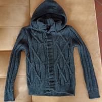 Maglione con cappuccio Combipel (Tg L)