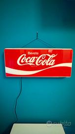 Insegna luminosa Coca Cola