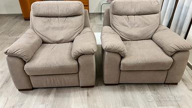 2 Poltrone Relax Natuzzi elettrica wireless