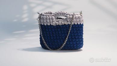 Borsa Uncinetto Giossy Denim