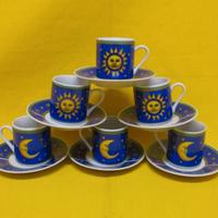 Set di tazze da caffè in porcellana