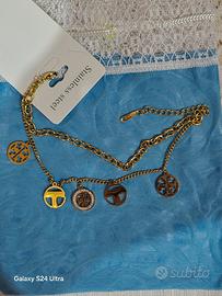 Bracciale con Charm logo Tory Burch