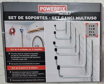 N.6 Ganci multiuso varie misure 