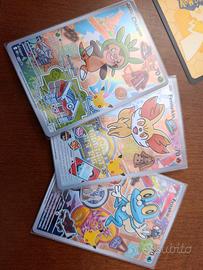 Carte pokemon primi compagni d'avventura