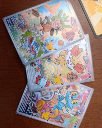 Carte pokemon primi compagni d'avventura