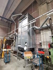 due aspiratori a filtro a maniche e carboni attivi