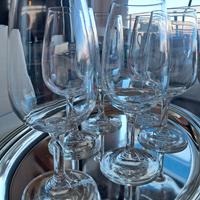 6 bicchieri da vino bianco, nuovi 