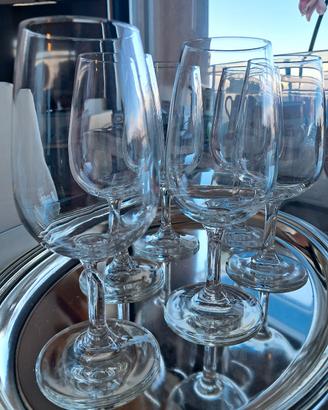6 bicchieri da vino bianco, nuovi 