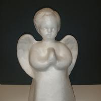 Forma di polistirolo angelo