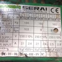 Motore per serranda elettrica Serai MT/02