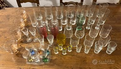 90 bicchieri vari tipi NUOVI